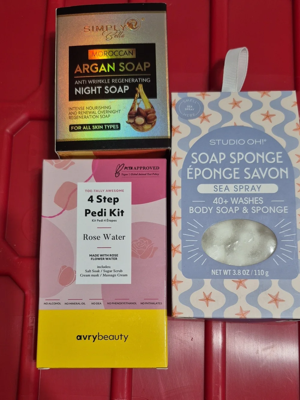 Studio Sea Spray Soap Sponge - Blue Packaging